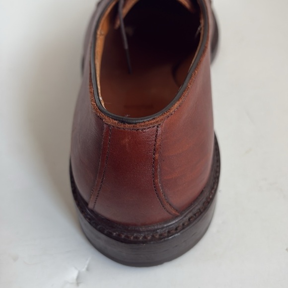 Allen Edmonds brown leather Walton oxford split toe lace men shoe size 7.5 - Picture 10 of 16